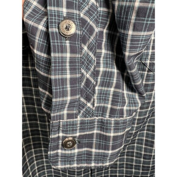 Orvis Tech Active Fit Plaid Long Sleeve Button Down Shirt Men's Size Large - Picture 7 of 11